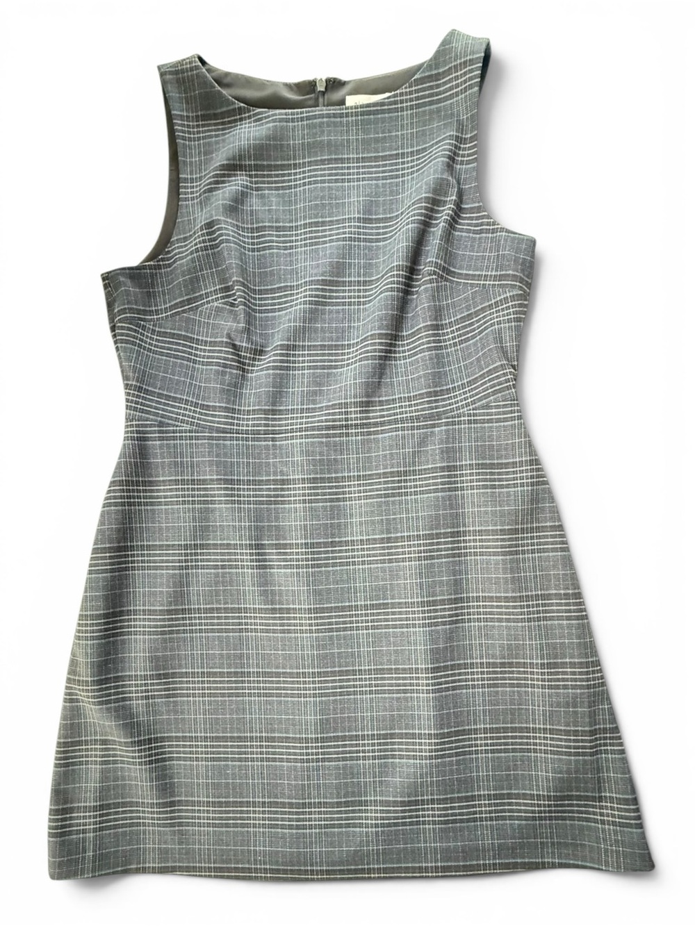 Gianni Bini Charlotte Dress Women’s Gray Plaid Sleeveless Sheath Size 10 NWT - Picture 5 of 13